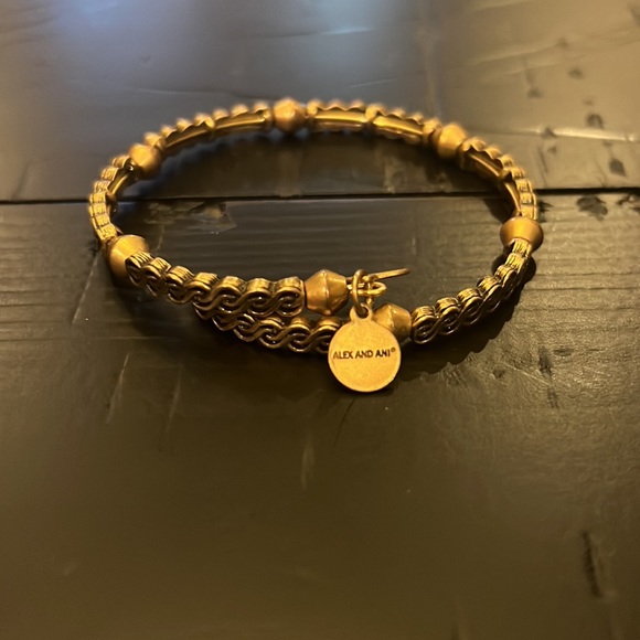 Alex and Ani gold positive energy accent bracelet - Picture 5 of 6